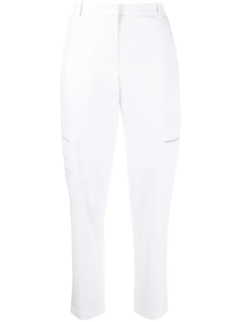 Fabiana Filippi high-waisted zip-pocket trousers