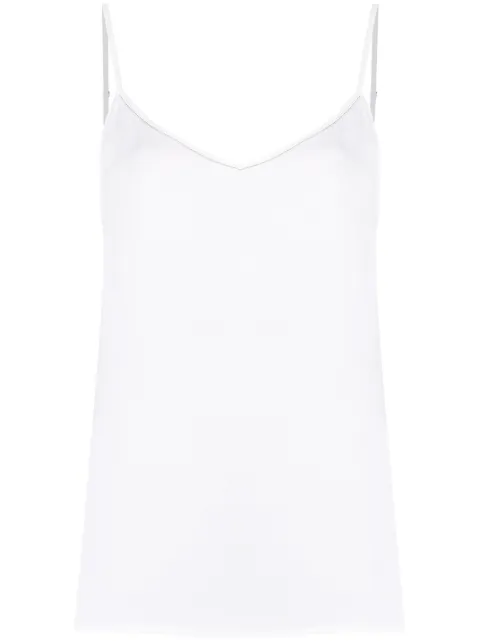 Fabiana Filippi metallic-trim cami top