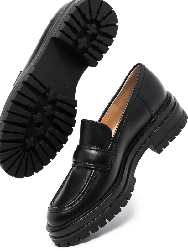 Gianvito Rossi Leather Loafers - Farfetch