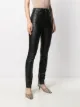 RAQUETTE Jet faux-leather trousers