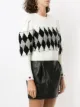 Nk patterned knit blouse