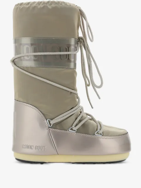 Moon Boot botas Icon con efecto metalizado