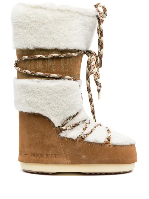 Après-ski texturés - Moon Boot - Modalova