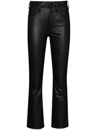 mother faux leather pants