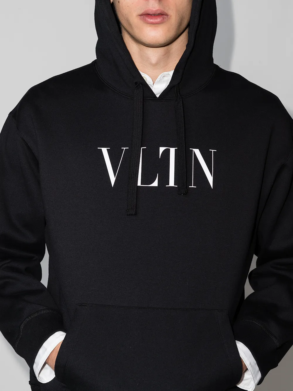 正規 20SS VALENTINO VLTN ヴァレンティノ ロゴ パーカー