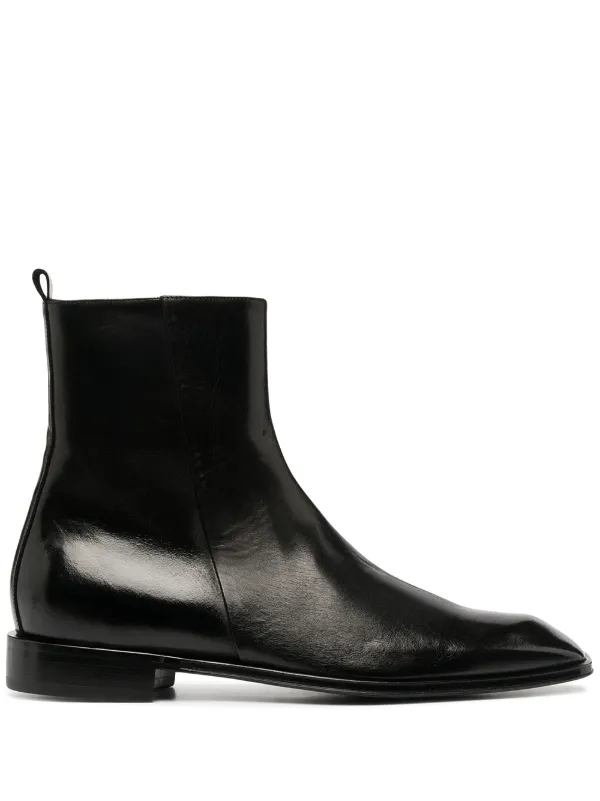 roberto cavalli chelsea leather boots