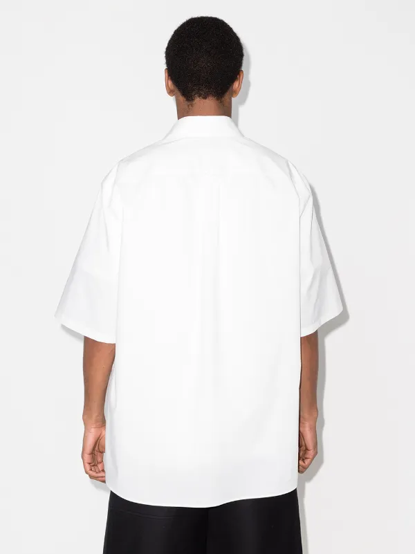 【VALENTINO】ローマンスケッチ エンブロイダリー シャツ Valentino Garavani Roman Sketches Print Shirt | White | FARFETCH