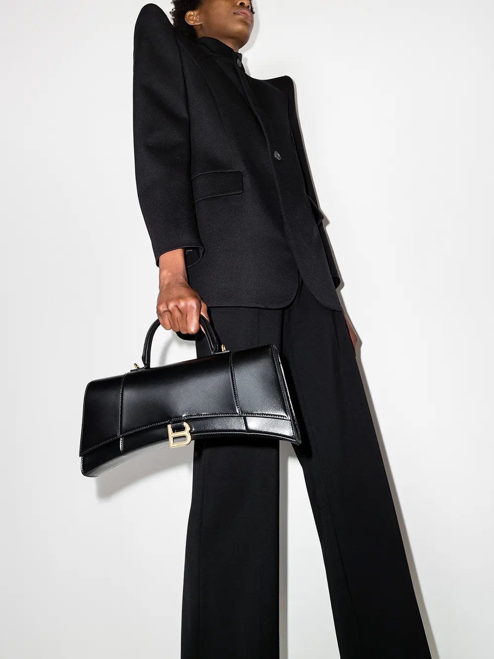 фото Balenciaga сумка-тоут hourglass stretch