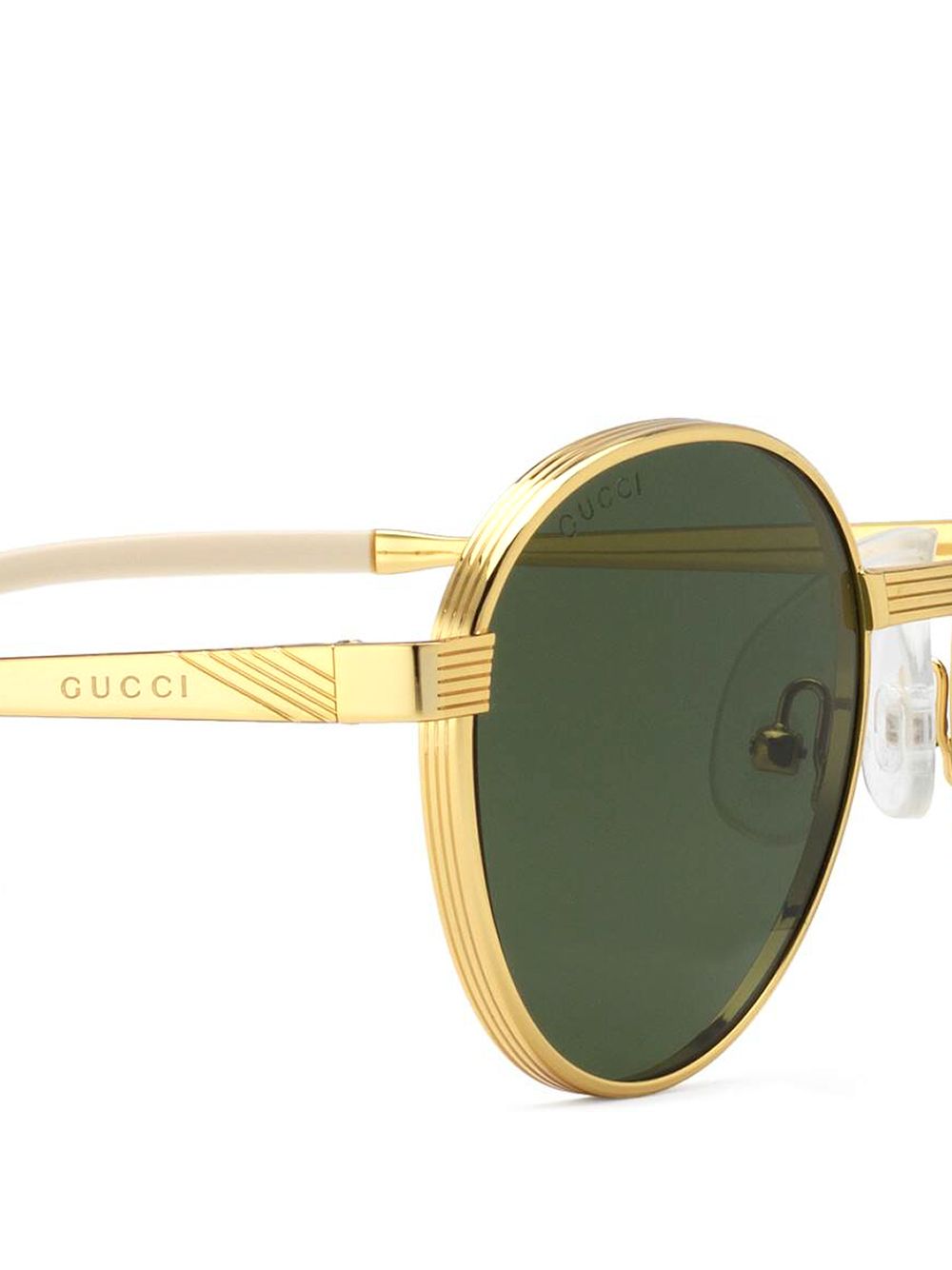 фото Gucci eyewear солнцезащитные очки в круглой оправе