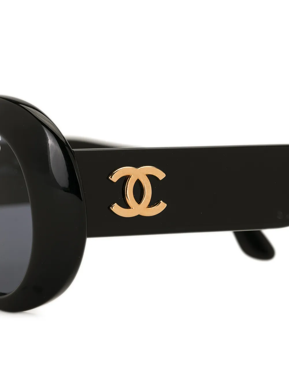 CHANEL PreOwned 1990s CC Jackie Oframe Sunglasses Farfetch