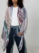 Missoni poncho con motivo zig zag