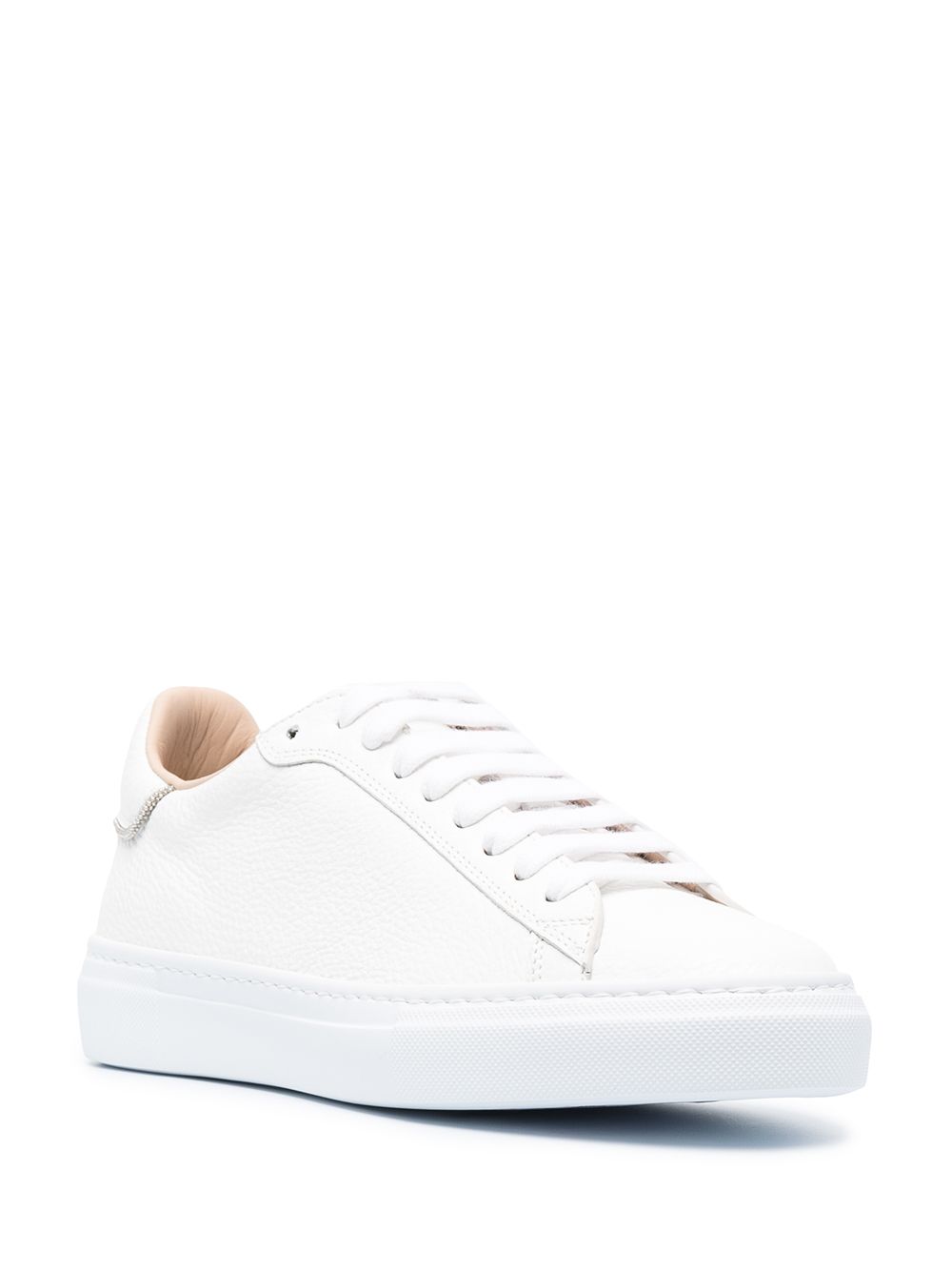 Fabiana Filippi Leather lace-up Sneakers - Farfetch