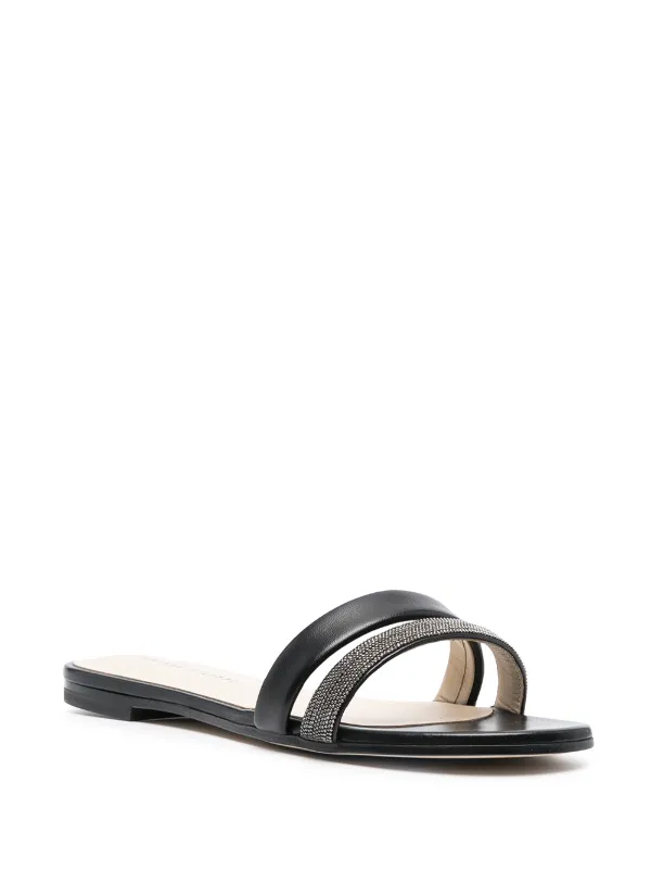 シューズ・サンダルその他 FABIANA FILIPPI Woman Flat sandals Black ASD265A916L259 825 FABIANA FILIPPI Woman Flat sandals Black ASD265A916L259 825