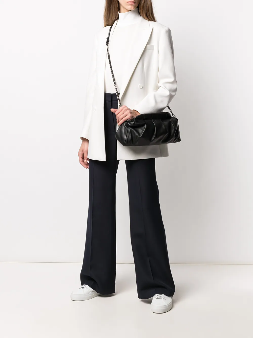 Fabiana Filippi Nonchalante clutch - Zwart