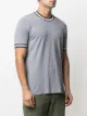Brunello Cucinelli stripe-trim T-shirt