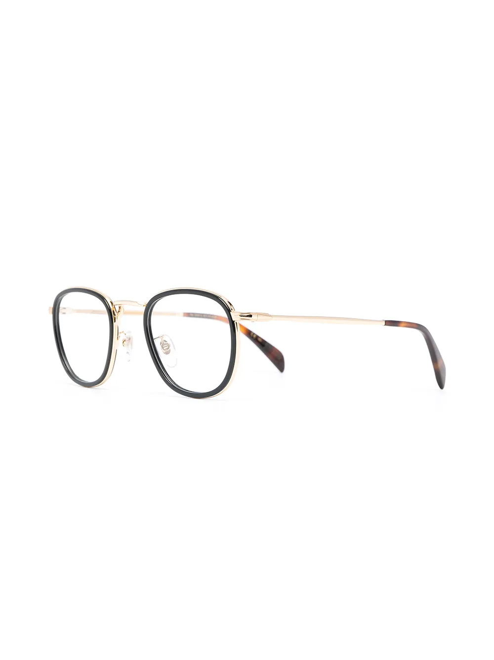 Eyewear by David Beckham Bril met rond montuur - Bruin