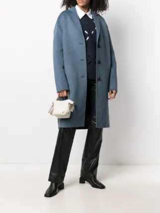 single-breasted wool coat展示图