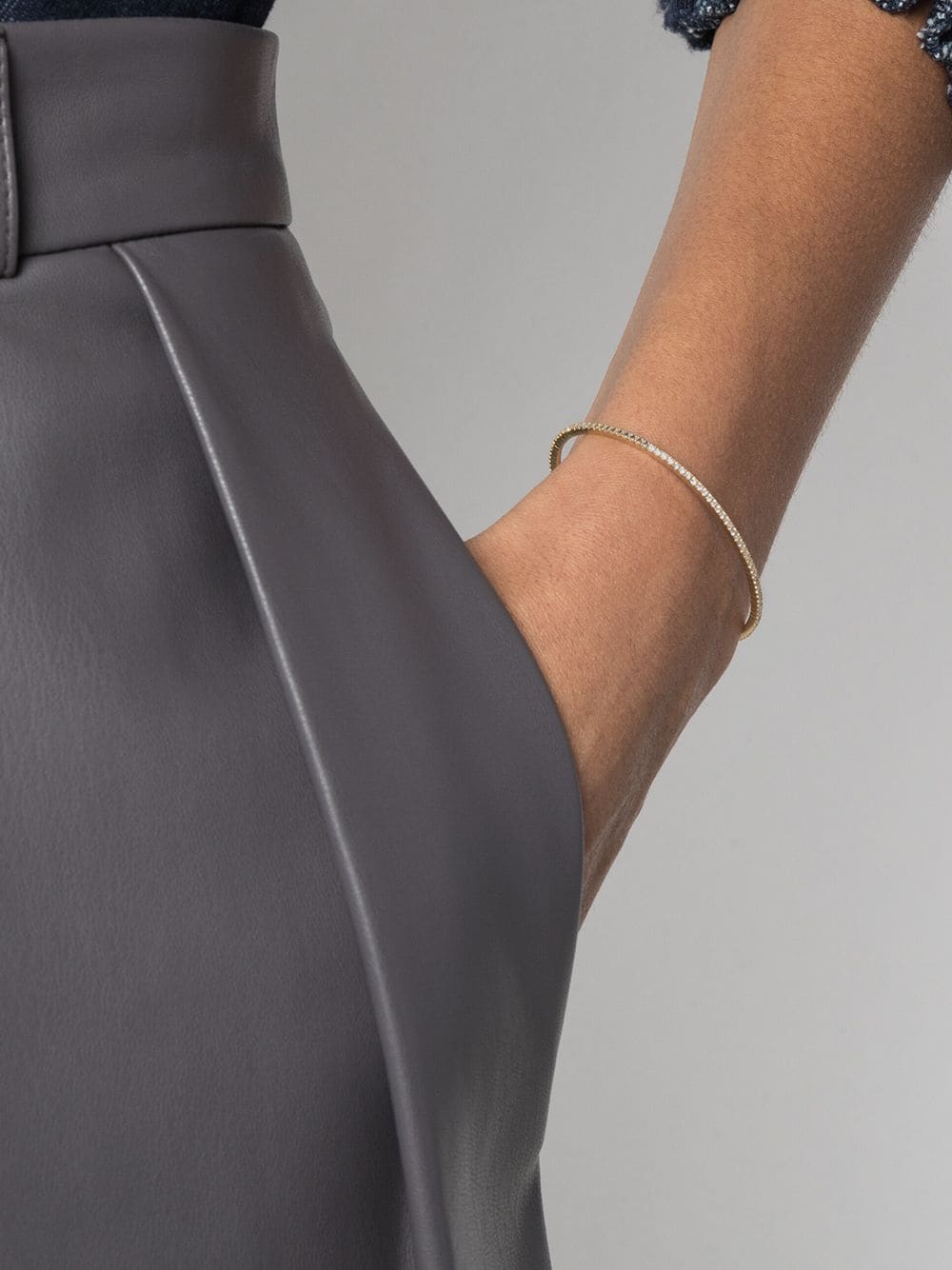 We by WHITEbIRD Armband met diamant - Goud