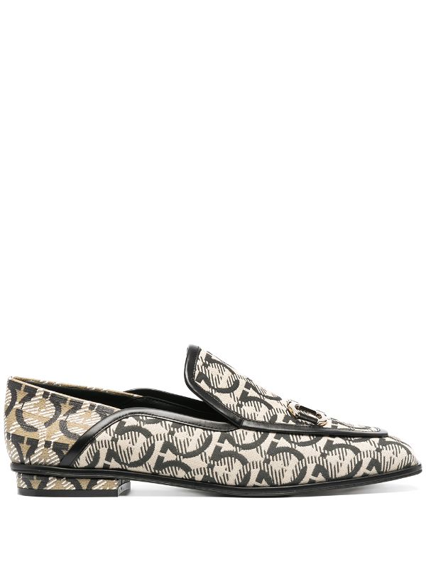 print loafers