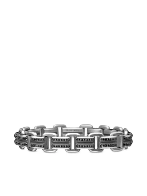 David Yurman pulsera de eslabones Deco Beveled en plata de ley de 7.5mm