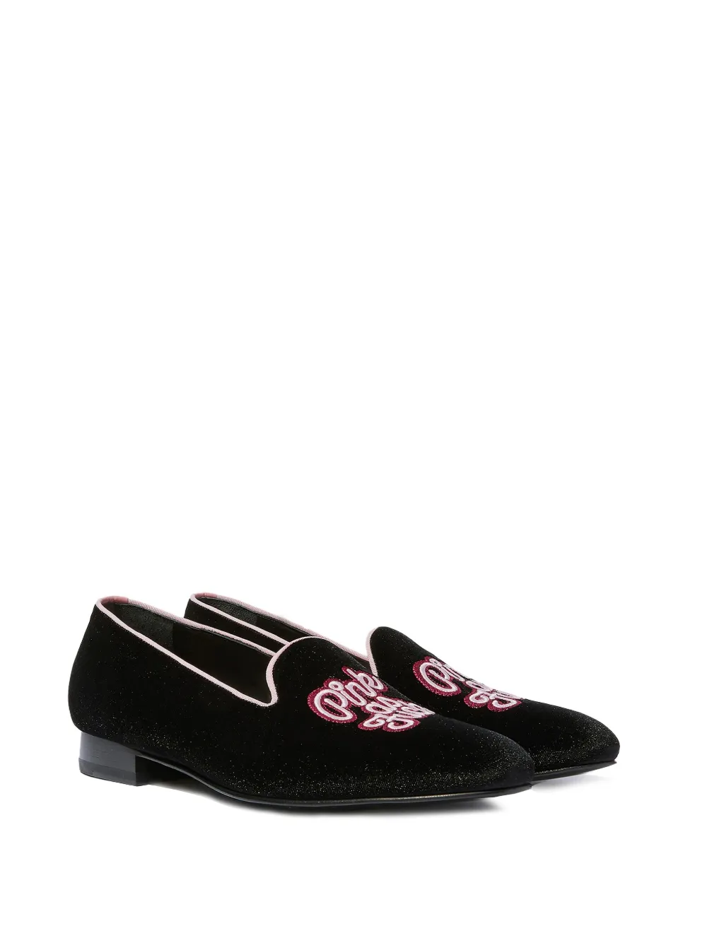 Scarosso Brian Atwood Nolita slippers - Zwart