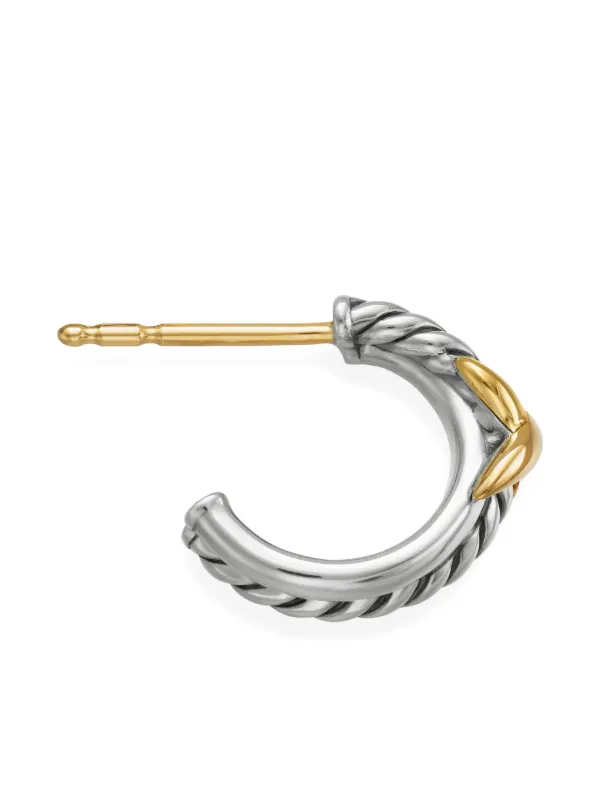 Yellow Gold Hoop David Yurman Hoop David Yurman Solari Petite Hoop