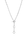 David Yurman 3mm 3-ring chain necklace - Silver