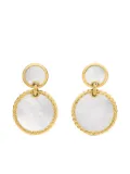 David Yurman 18kt yellow gold DY Elements Double Drop earrings (33mm)
