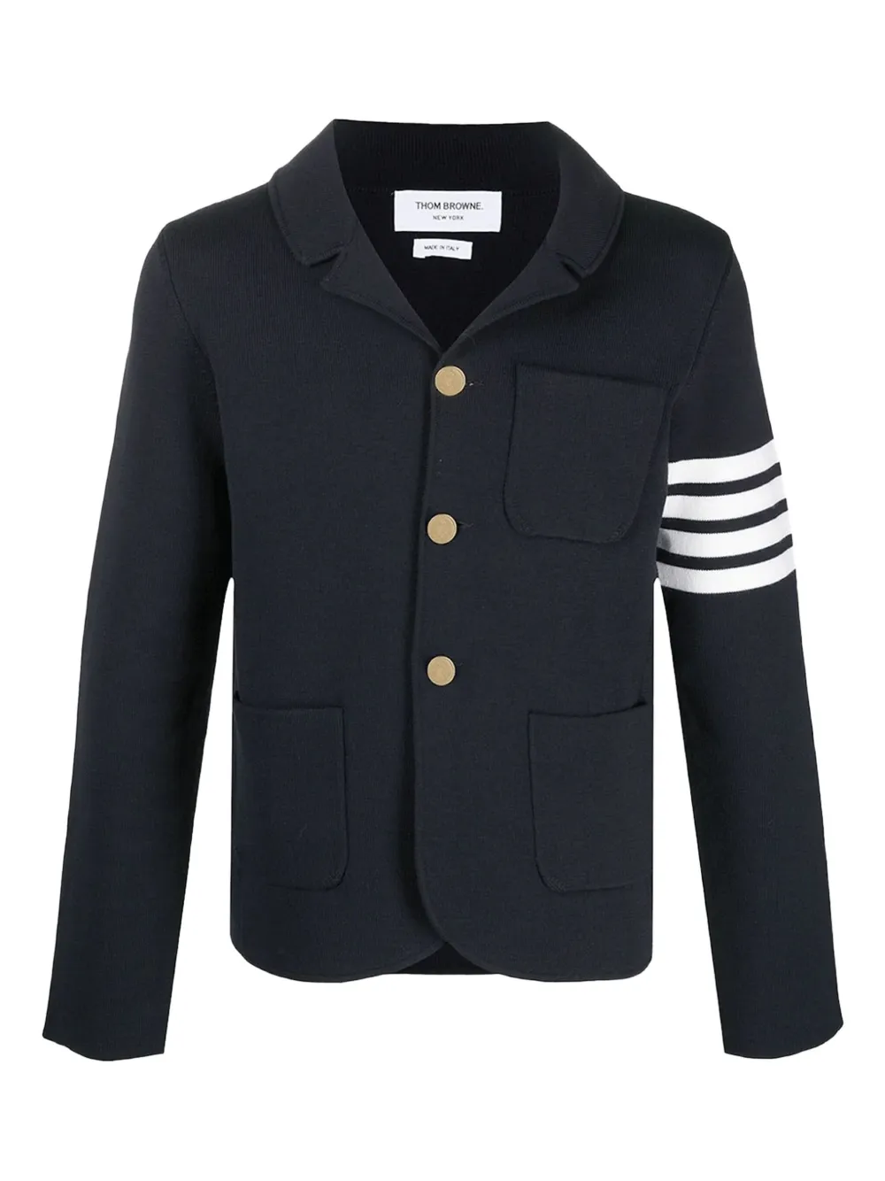 4-Bar knit blazer
