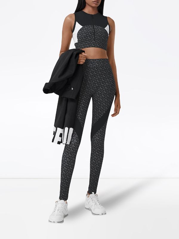 Burberry monogram-print Performance Leggings - Farfetch