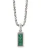 Image 1 of David Yurman x Ramadan emerald pavé Amulet necklace