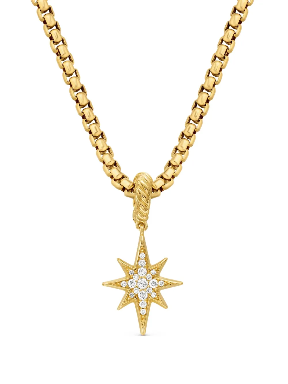 David Yurman North Star ダイヤモンド ペンダント 15mm 18Kイエローゴールド - ゴールドトーン David Yurman North Star ダイヤモンド ペンダント 15mm 18Kイエローゴールド - ゴールドトーン