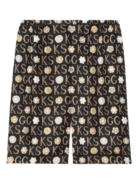 Gucci x Ken Scott knee-length shorts