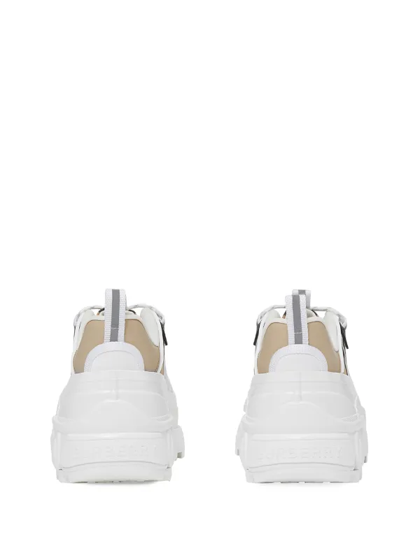 Shop Burberry Arthur Vintage Check sneakers with Express Delivery