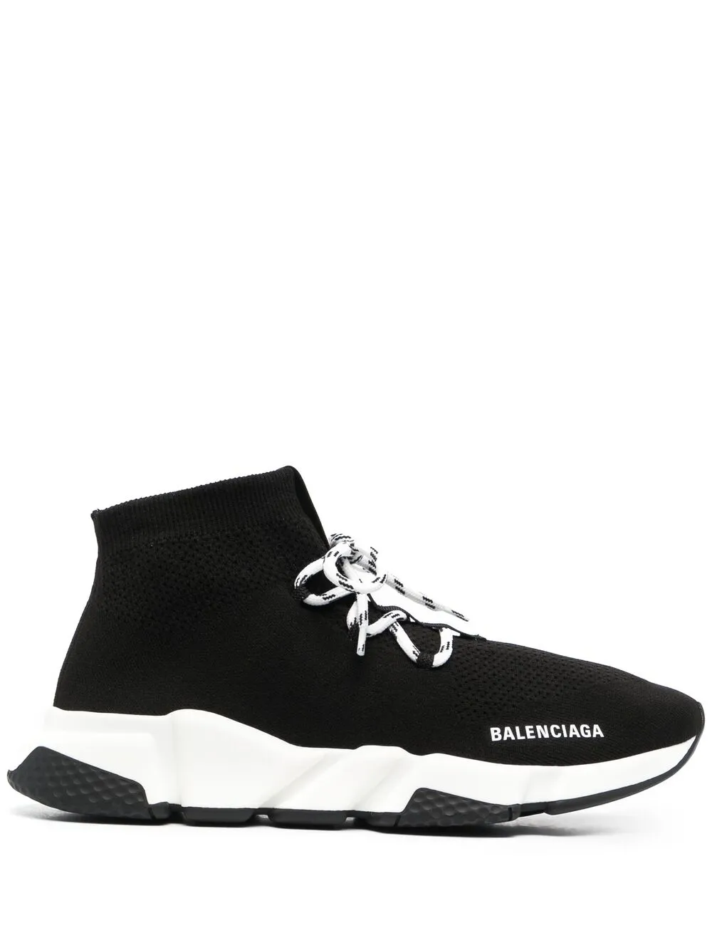 BALENCIAGA SPEED LACE-UP KNITTED SNEAKERS