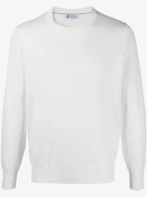 Brunello Cucinelli rib-trimmed cotton hoodie