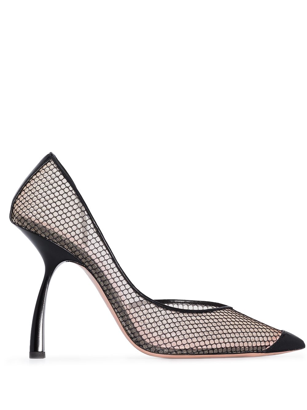 фото Piferi black ursula 100 mesh pumps