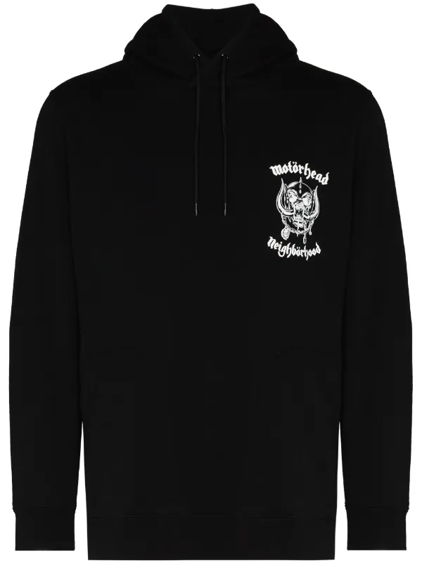 Neighborhood x Motorhead Print Hoodie | Black | FARFETCH NO