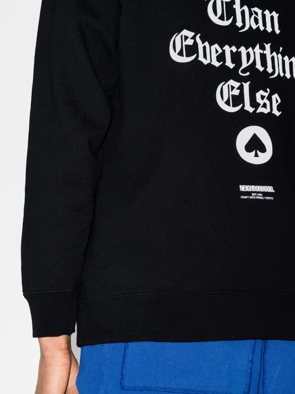 Neighborhood x Motorhead Print Hoodie | Black | FARFETCH JO