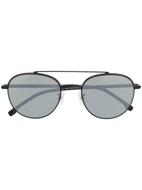 BOSS lentes de sol con armazón redonda