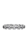 David Yurman sterling silver Deco Beveled link bracelet (7.5mm)