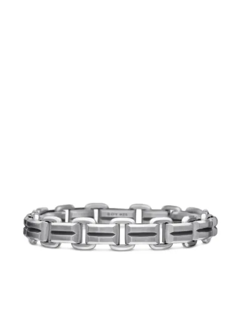David Yurman pulsera de eslabones Deco Beveled en plata de ley de 7.5mm
