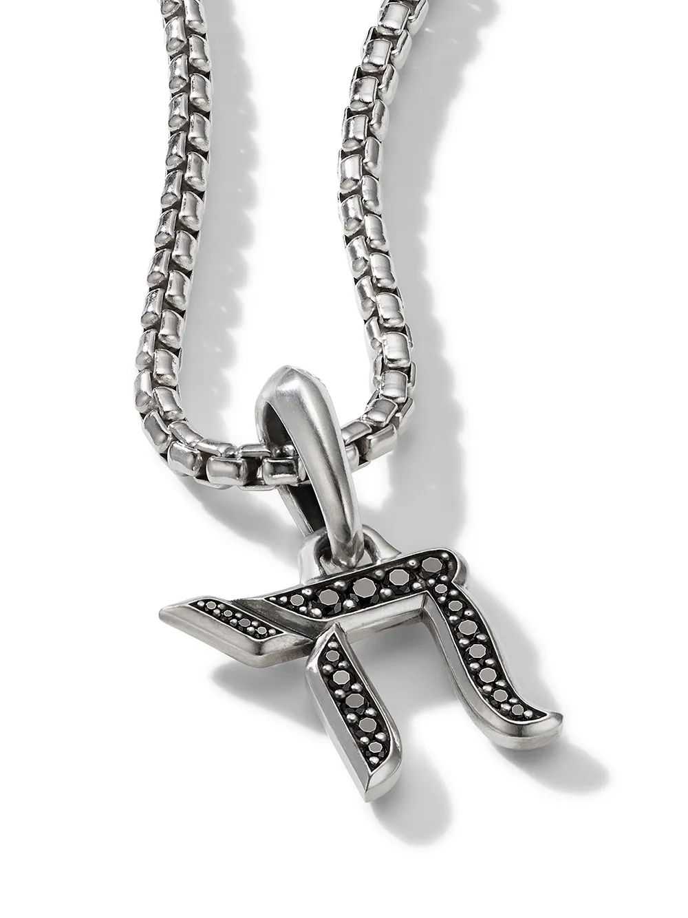 фото David yurman серебряная подвеска с бриллиантами