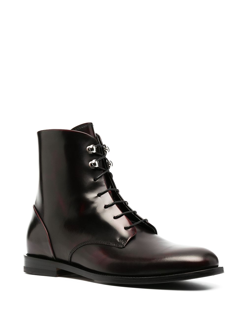 Image 2 of Scarosso Eva lace-up leather boots