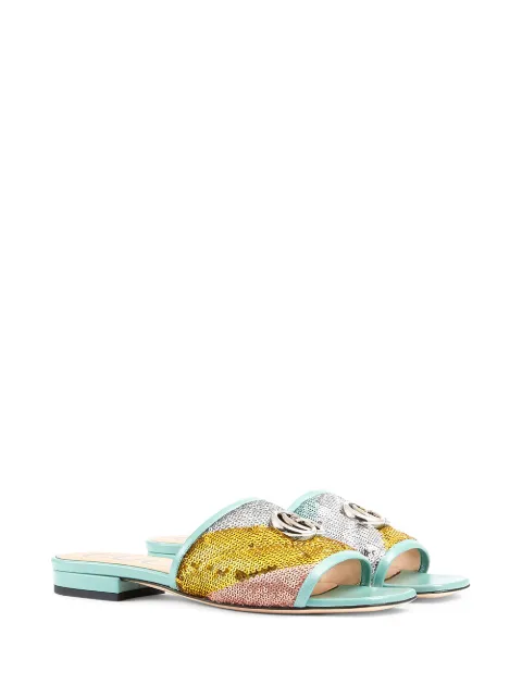 gucci sequin slides