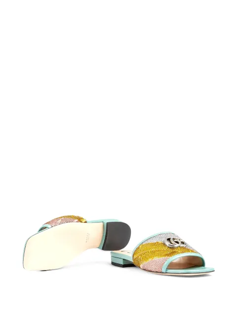 gucci sequin slides