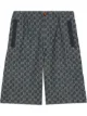 Image 1 of Gucci eco-washed GG denim shorts