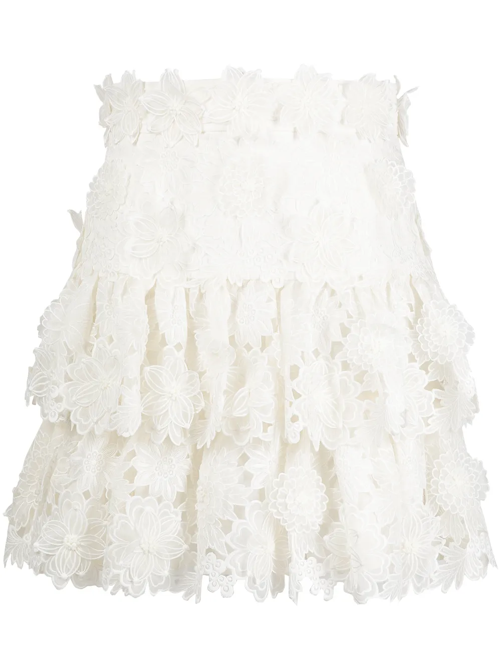 

ZIMMERMANN minifalda Lovestruck - Blanco