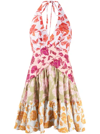 ZIMMERMANN Lovestruck V-neck Mini Dress 