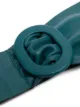 RED(V) leather sash belt